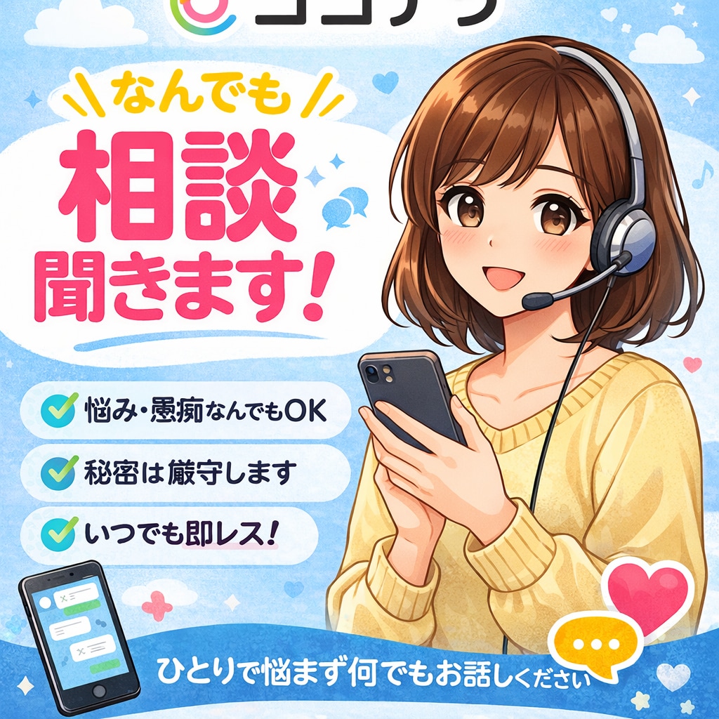 即返信！どんな話でも優しく聞きます 100%味方です。どんな話でも否定しません。 イメージ1