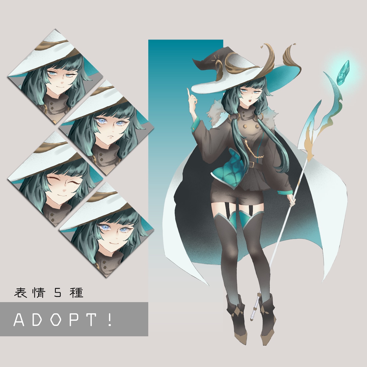 キャラクター立ち絵制作いたします 立ち絵に使える全身からハーフまで男女なんでも対応いたします イメージ2