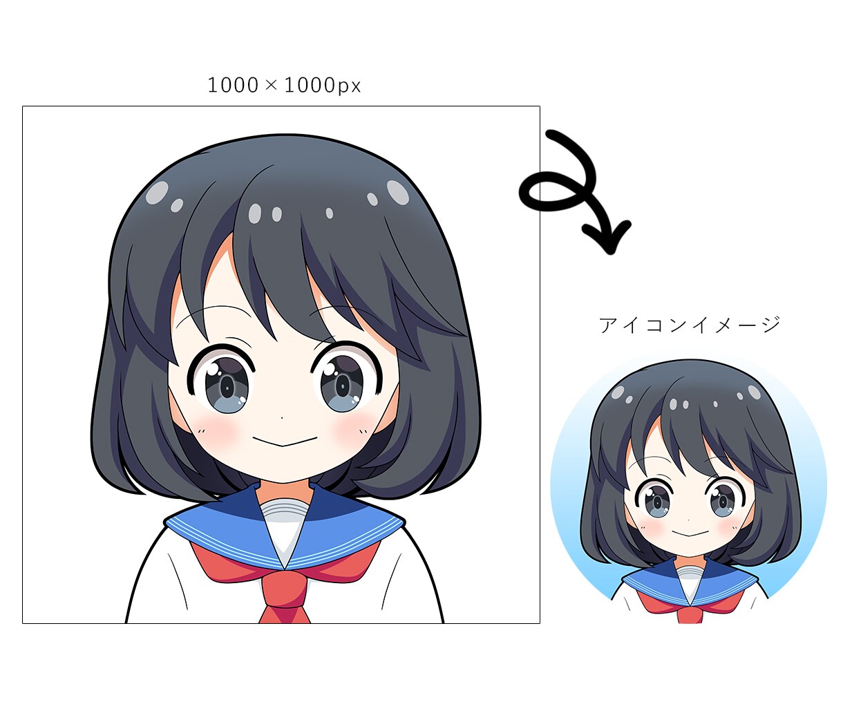 ゆるくてかわいい！ちびきゃらアイコン描きます TwitterなどのSNSやブログで使えるアイコン描きます！ イメージ5