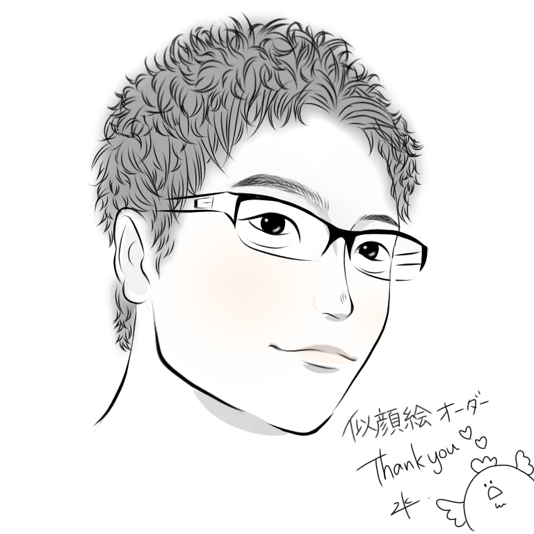シンプルでお洒落な似顔絵をお描きします アイコン等に使えるシンプルでおしゃれな似顔絵に仕上げます！ イメージ2