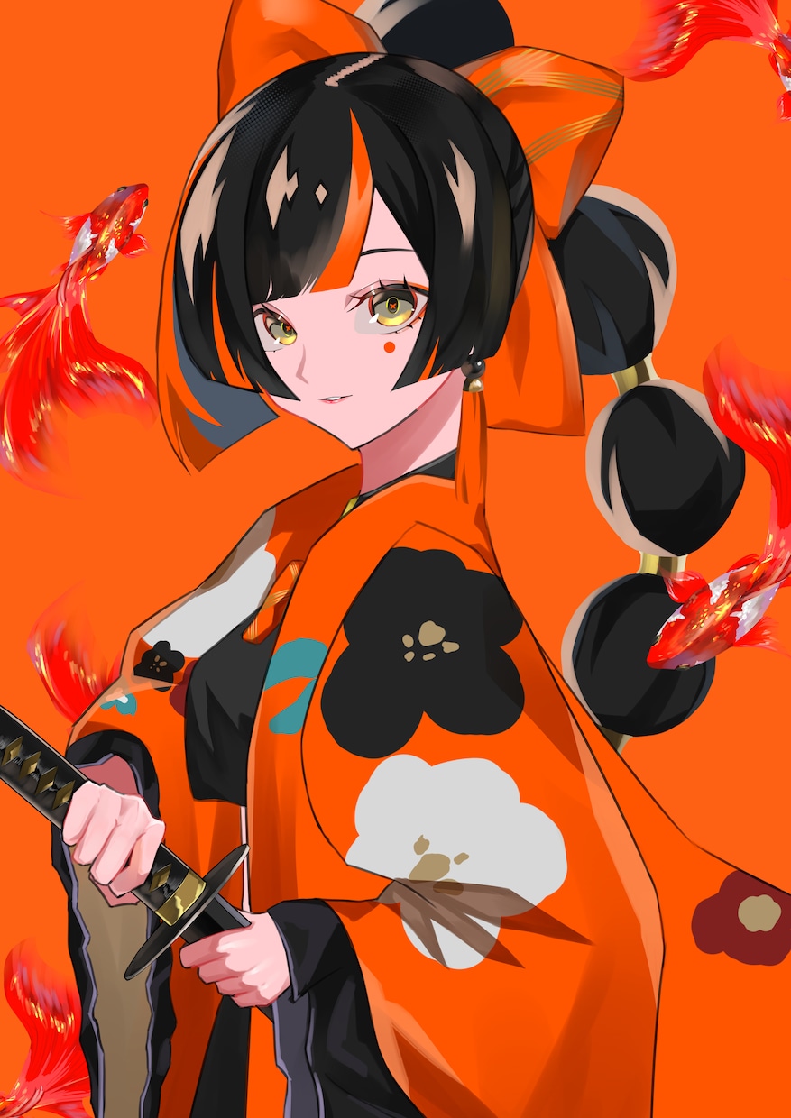 MV・Vtuber・SNS向けイラストを描きます 強い色彩表現で記憶に残る女の子イラストを制作します イメージ8