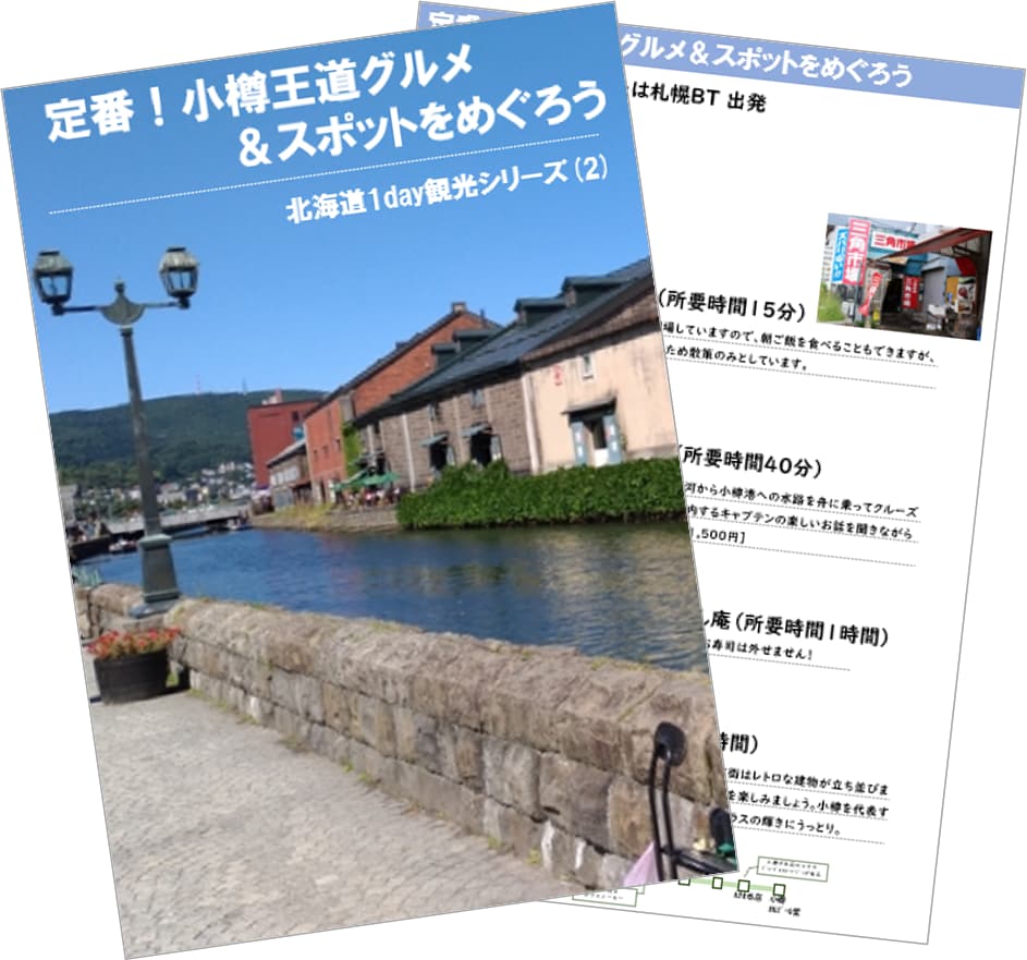 すぐ使える！国内旅行プランをご提供します 過去に作成した国内旅行プランのしおりを即日お渡しします イメージ8