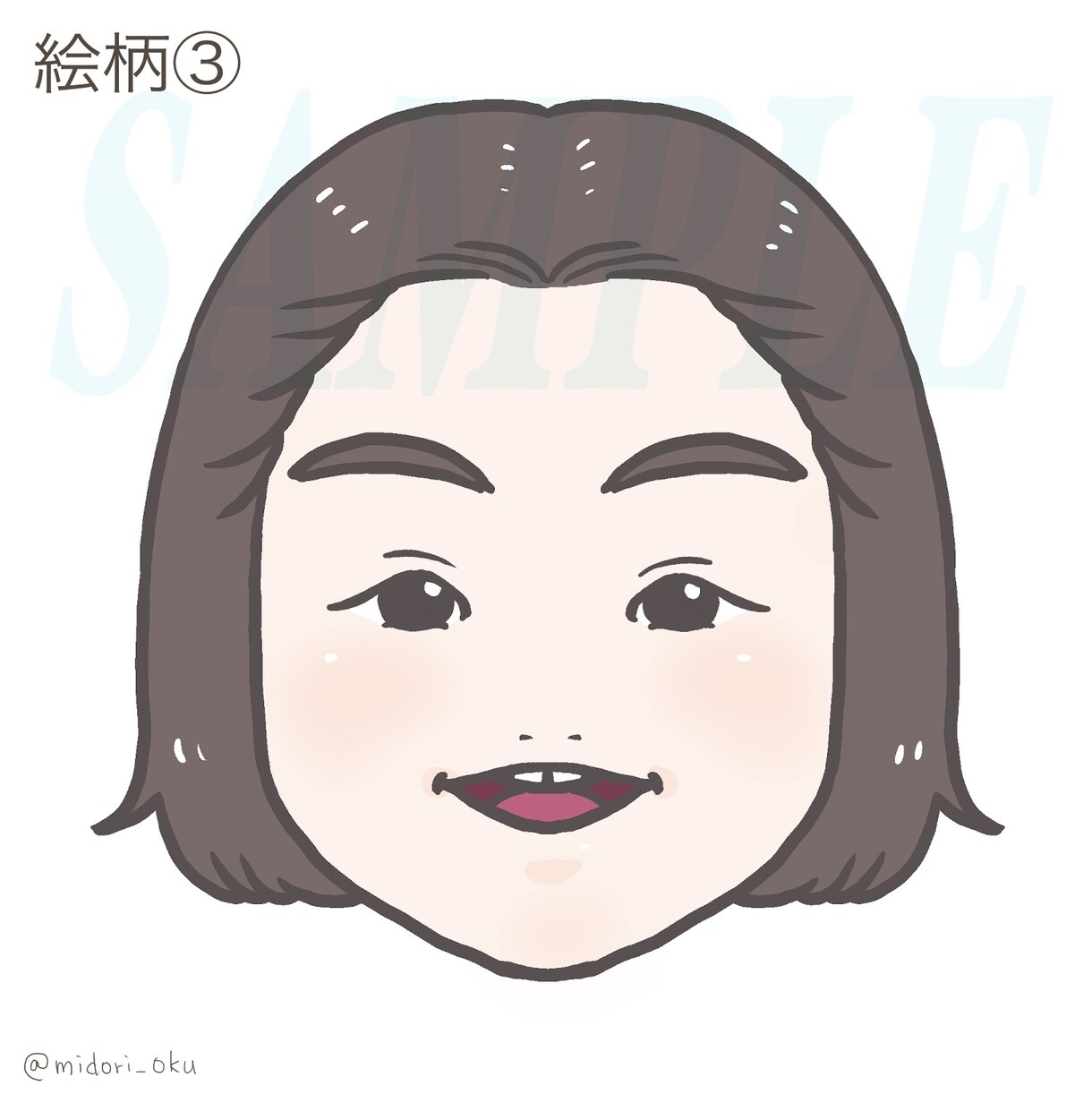 デフォルメタッチの可愛い似顔絵を描きます 自分だけのSNSアイコンで目立っちゃおう♪ イメージ5