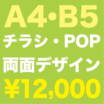 A5/B6サイズ両面。見やすいチラシ作ります 両面のチラシ・POPなどのレイアウトデザイン＋簡易イラスト イメージ1