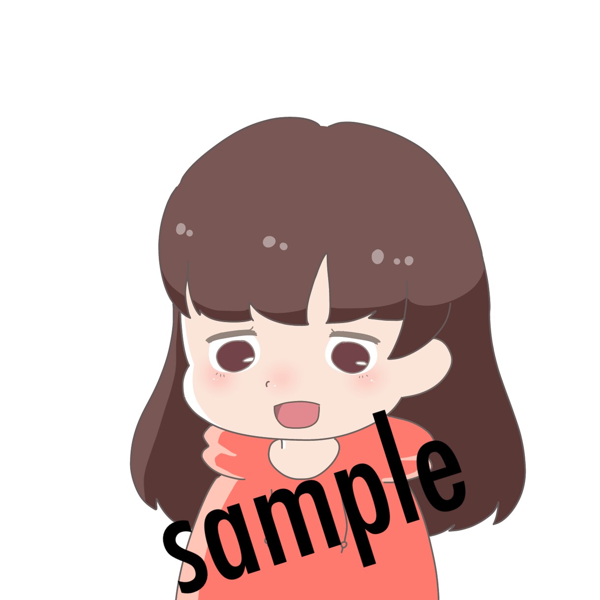 あなただけのアイコンお描きします ゆるい優しめのタッチであなたのアイコンお作りします♪ イメージ3