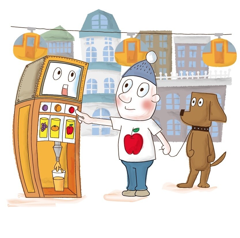 絵本タッチのイラスト描きます ちょっぴりシュールな手描き風イラスト作ります イメージ4