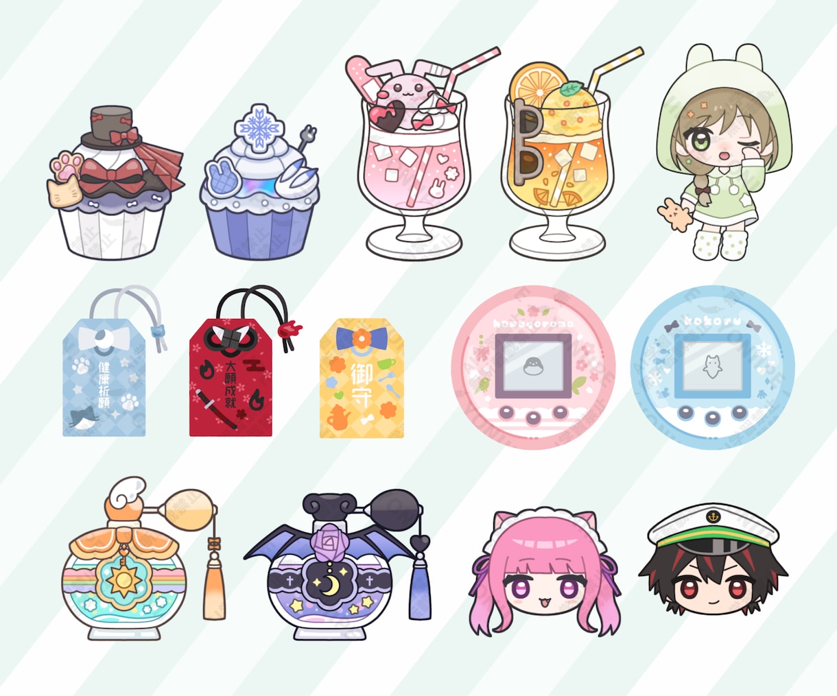 配信者様イメージのイラストなどお描きします VTuber様・Vライバー様向けのイラスト イメージ1