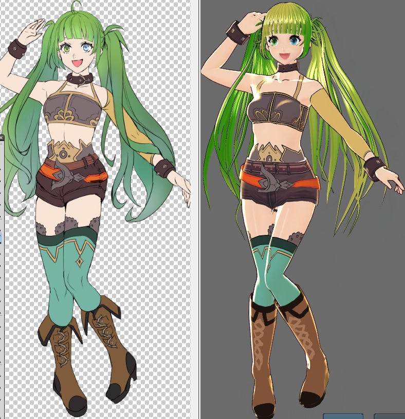 あなたのうちの子・Vtuberを３D化します 元絵をできる限り再現したVroidを制作。Vtuberにも イメージ1