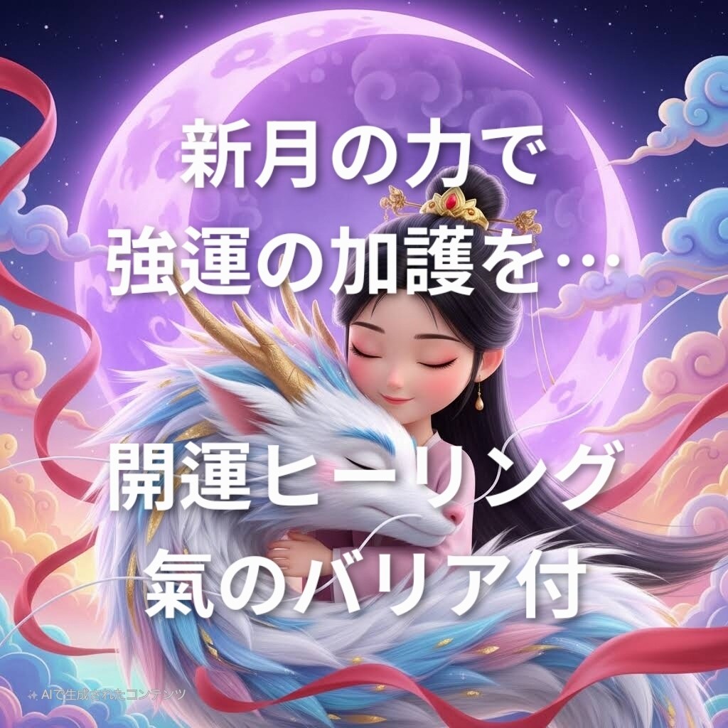 新月の日限定の開運ヒーリングをします 10/11の新月の日に1日だけ出品します。 イメージ1