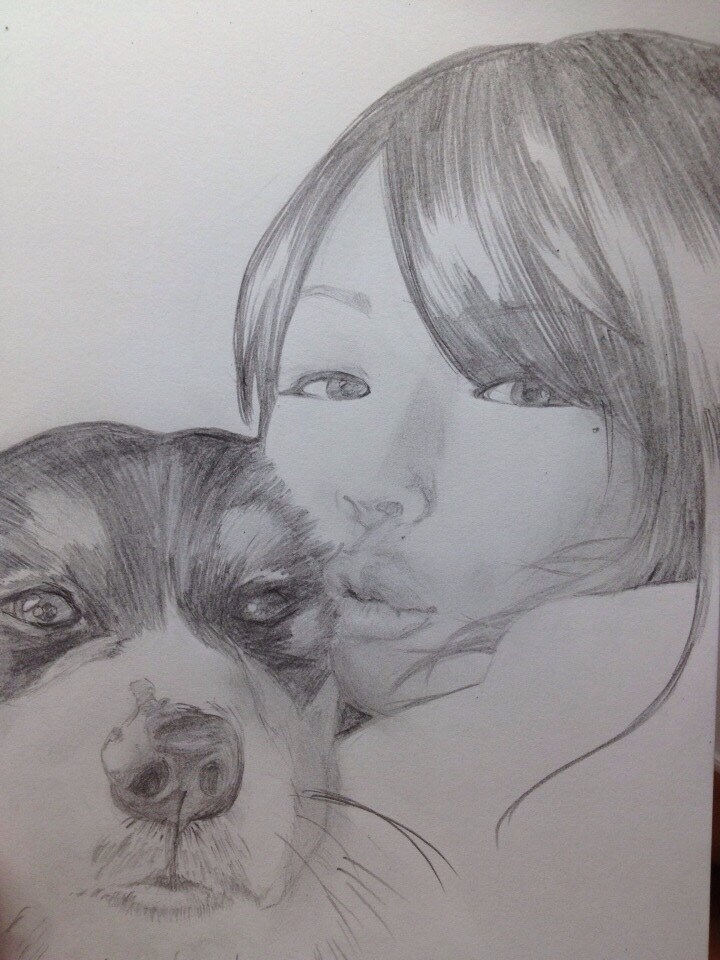 あなたの写真やペットの写真を元に似顔絵を描きます イメージ3