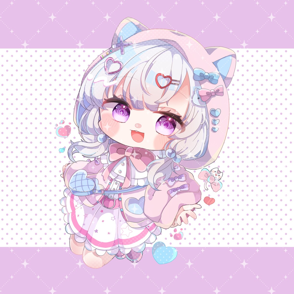 VTuber様向け立ち絵&SDイラスト描きます 3枠限定＊立ち絵&SDイラストのセットでお届けします！ イメージ6