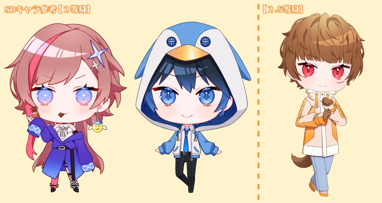 ハイクオリティなVtuberを全工程制作します キャラデザからモデリング、サポートまですべてお任せください！ イメージ7