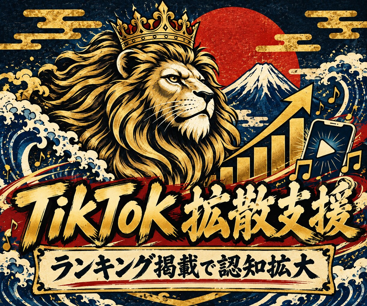 TikTok動画をランキングサイトで拡散します ランキング掲載で動画の認知とSNS拡散を後押し イメージ1