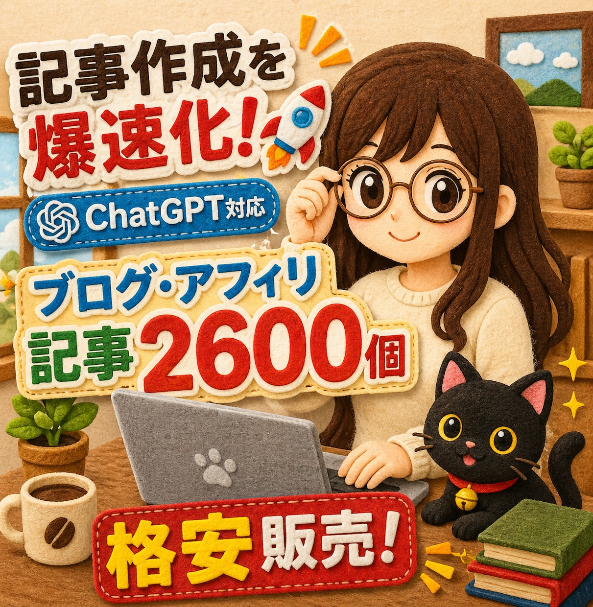リライト用☆ブログ・サイト記事2600個販売します サイトやブログアフィリに使える原稿を格安でご提供いたします! イメージ1