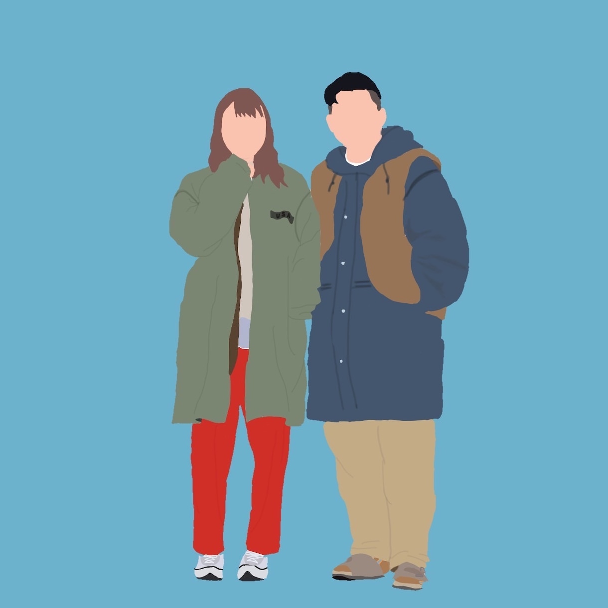 年内限定セール！大特価！写真からイラストを描きます SNSのアイコンや待ち受けに！お洒落なイラスト目指してます！ イメージ1