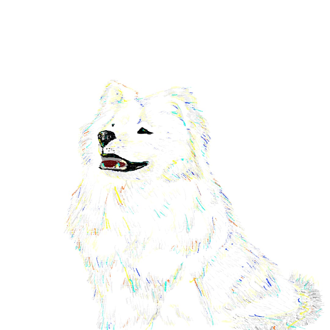ペットのカラフルな似顔絵アートを作成します 愛するペットの絵をお家に飾りたい方へ イメージ4
