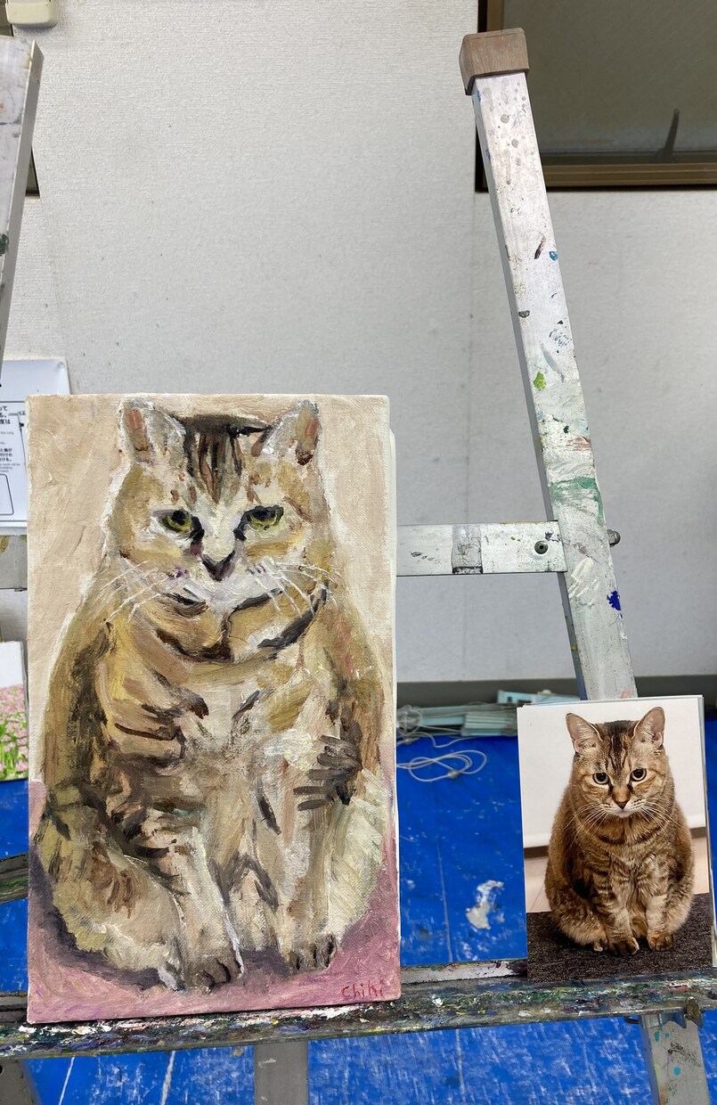ペットの油絵を描かせて頂きます ペットの油絵をお部屋に飾りませんか イメージ6