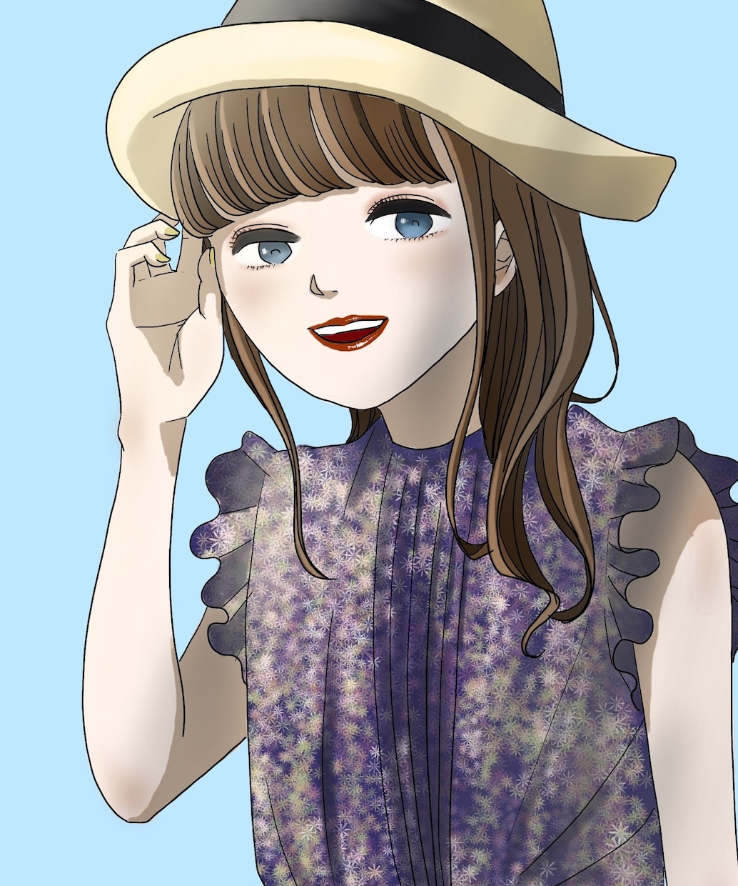 似顔絵・アイコンのデジタルイラストを作成します 写真を渡すだけ！大人の雰囲気でイラスト作成します。 イメージ2