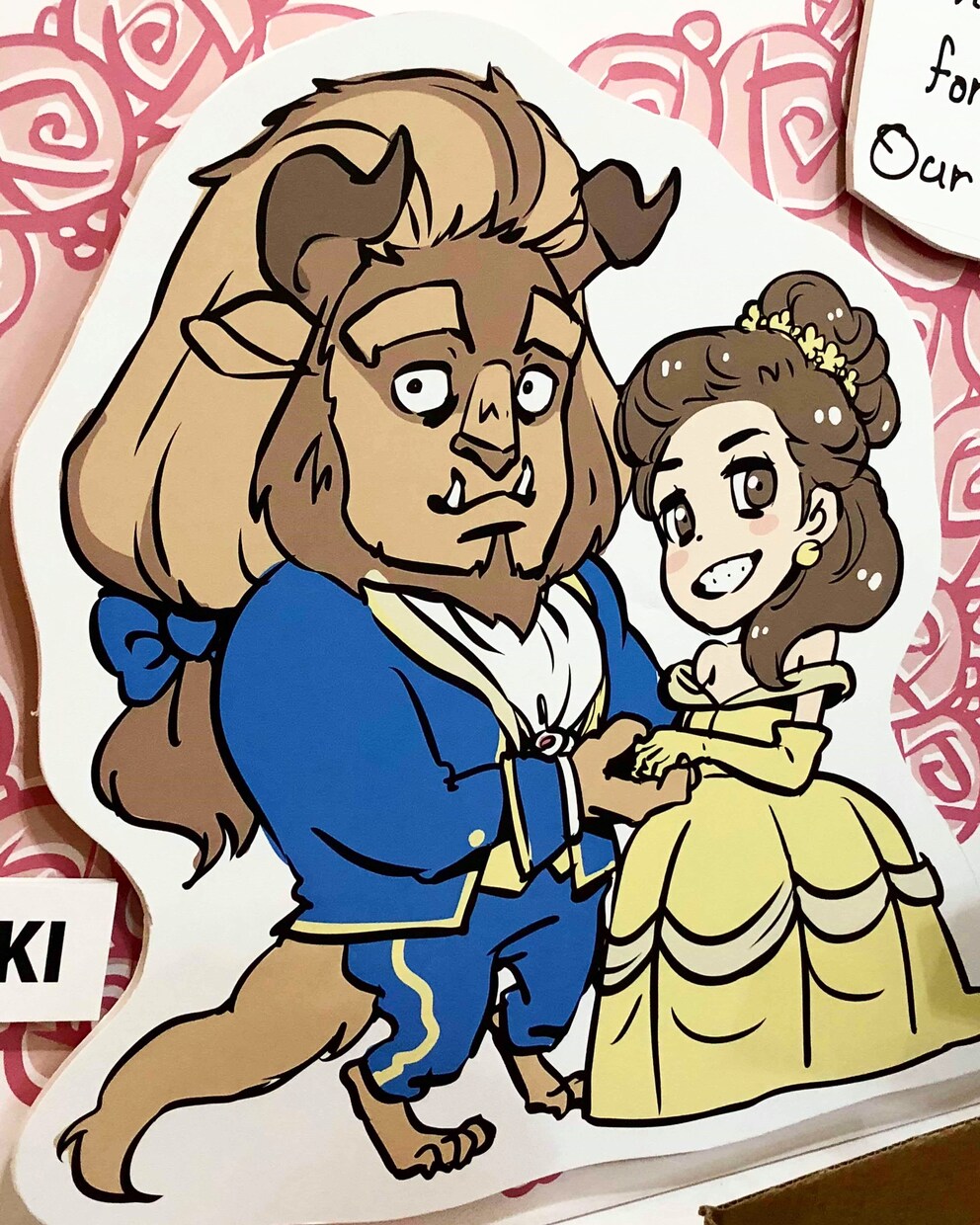 ウェルカムボード用のイラスト描きます お客様のイメージに合わせて、甘さを調整できます。 イメージ5