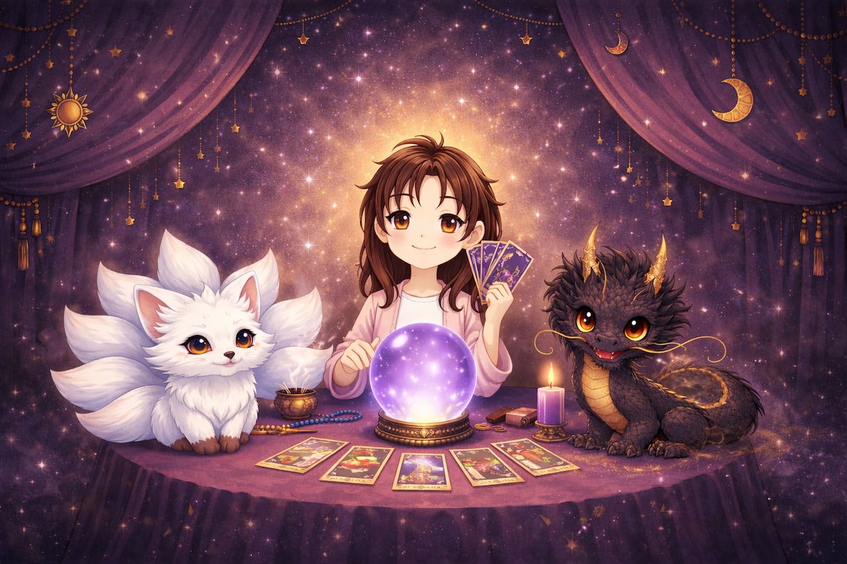 悩み事1つ。霊感カードリーディングでお伝えします 悩み事を言葉にして、意識から変えていきませんか？ イメージ1