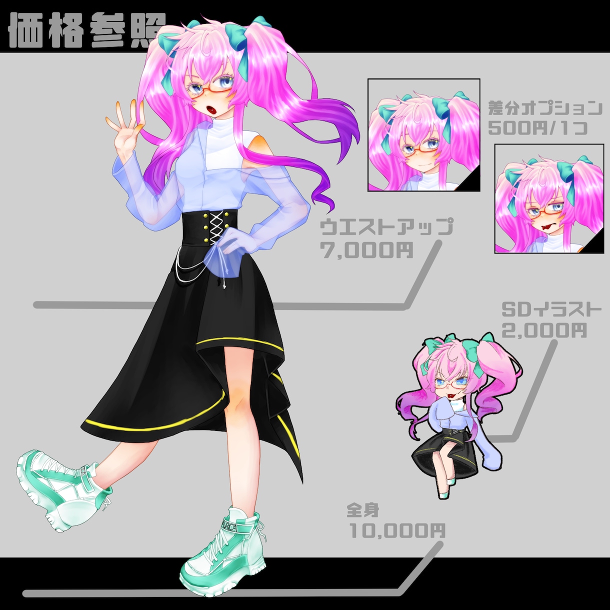 TRPG・ゲーム立ち絵作成します TRPG他、ゲームや配信などにも！ イメージ2