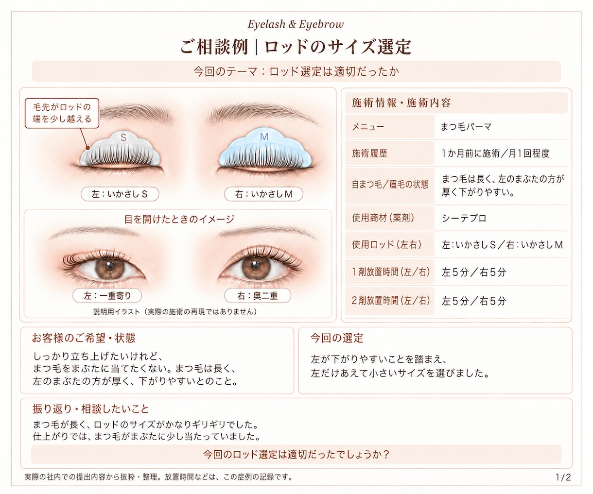 アイリストの技術・接客相談に乗ります 指導実績15名以上！現役マネージャー兼アイリストが対応 イメージ4