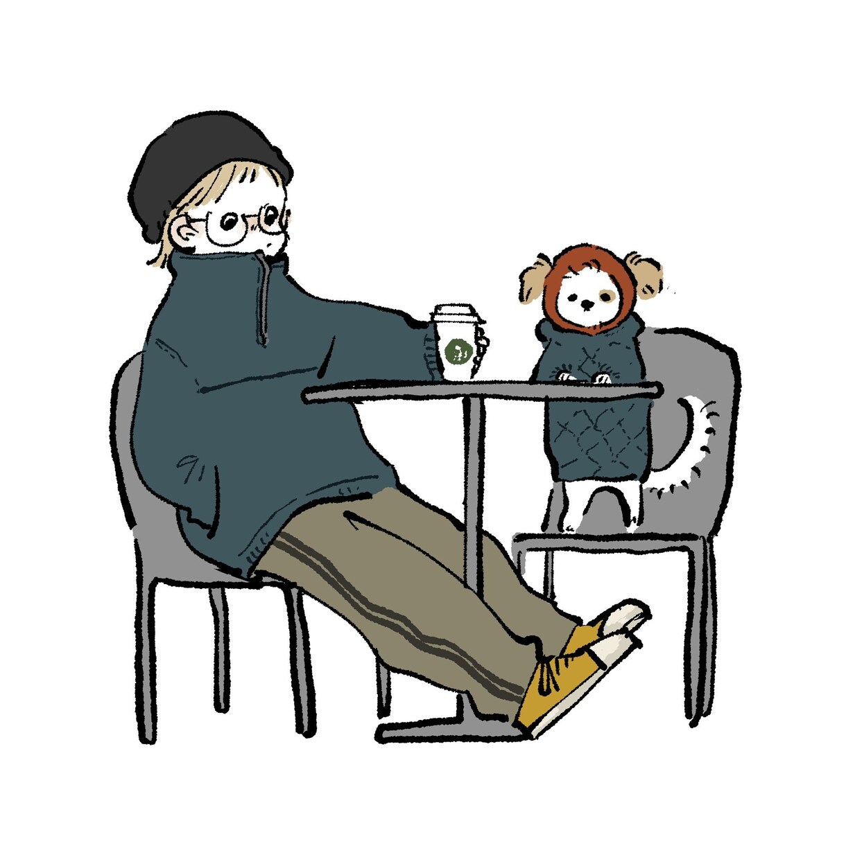 ゆるい動物イラストを描きます まるで絵本のキャラクターのようなタッチで イメージ2