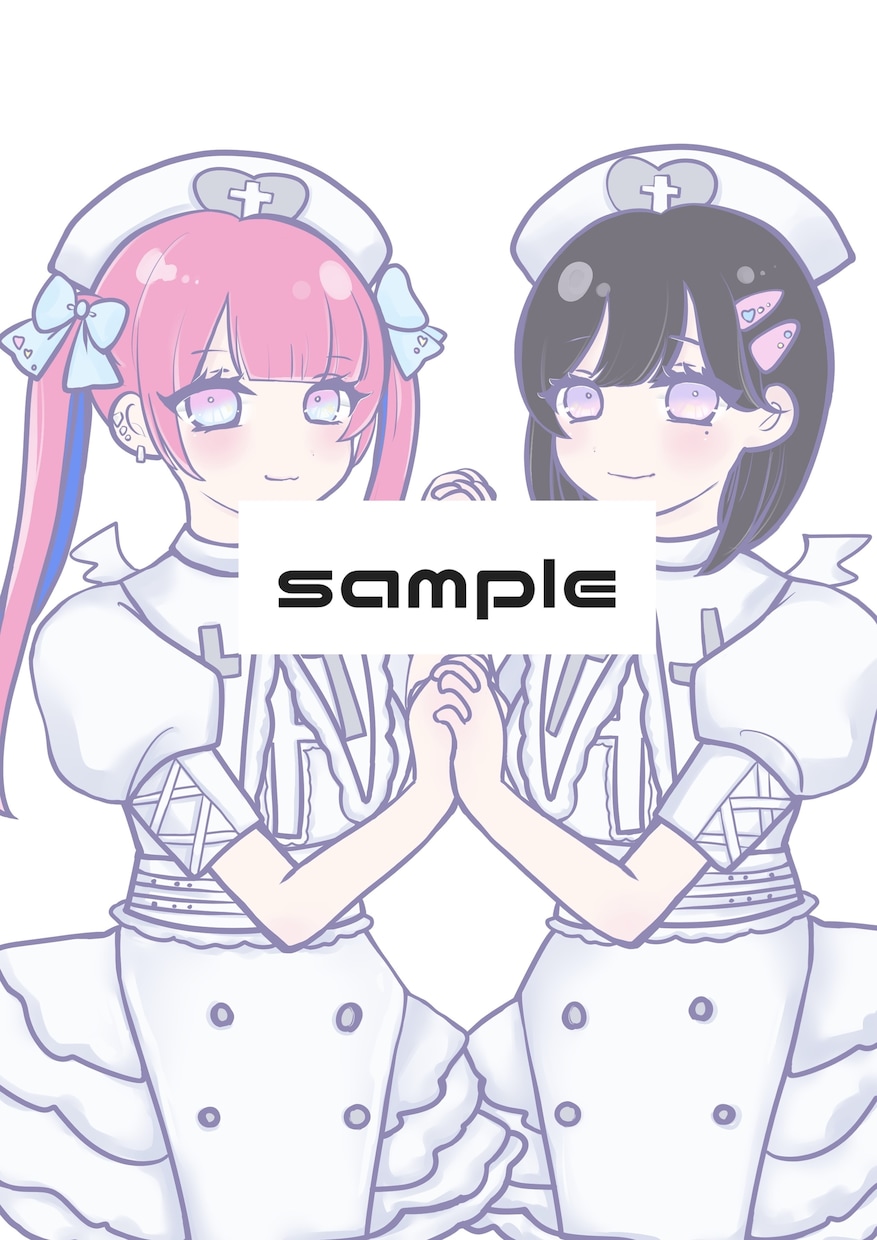 印象的な立ち絵かきます きらきらした子が得意です/透明感イラスト イメージ1