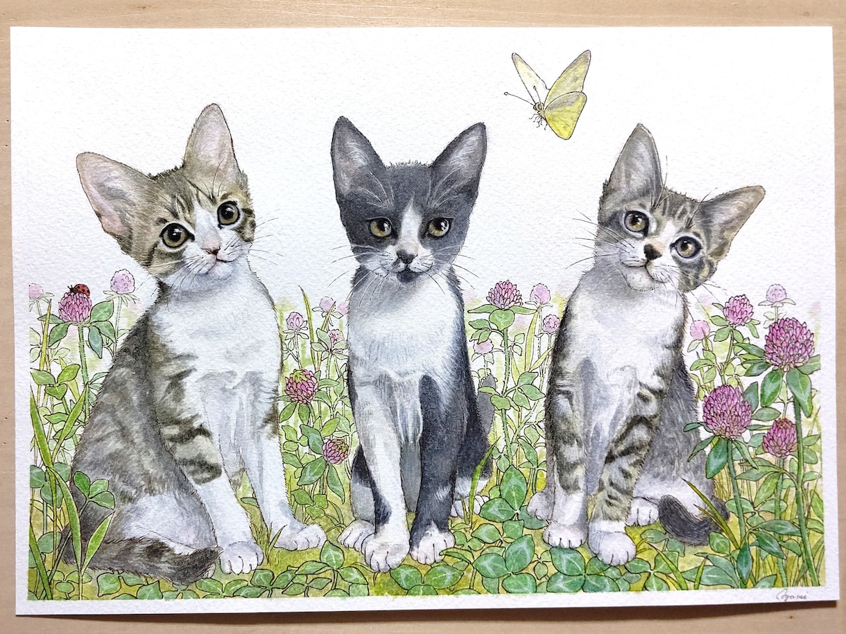あなたの大切なペットの似顔絵お描きします 一瞬一瞬のしぐさやお気に入りの表情を絵にして飾りませんか？ イメージ2