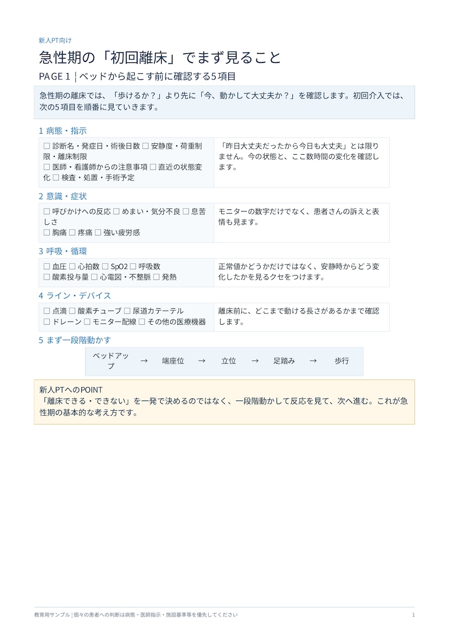 現役PTが院内勉強会資料を作成します 新人教育・リハ資料を構成と文献整理から支援 イメージ2