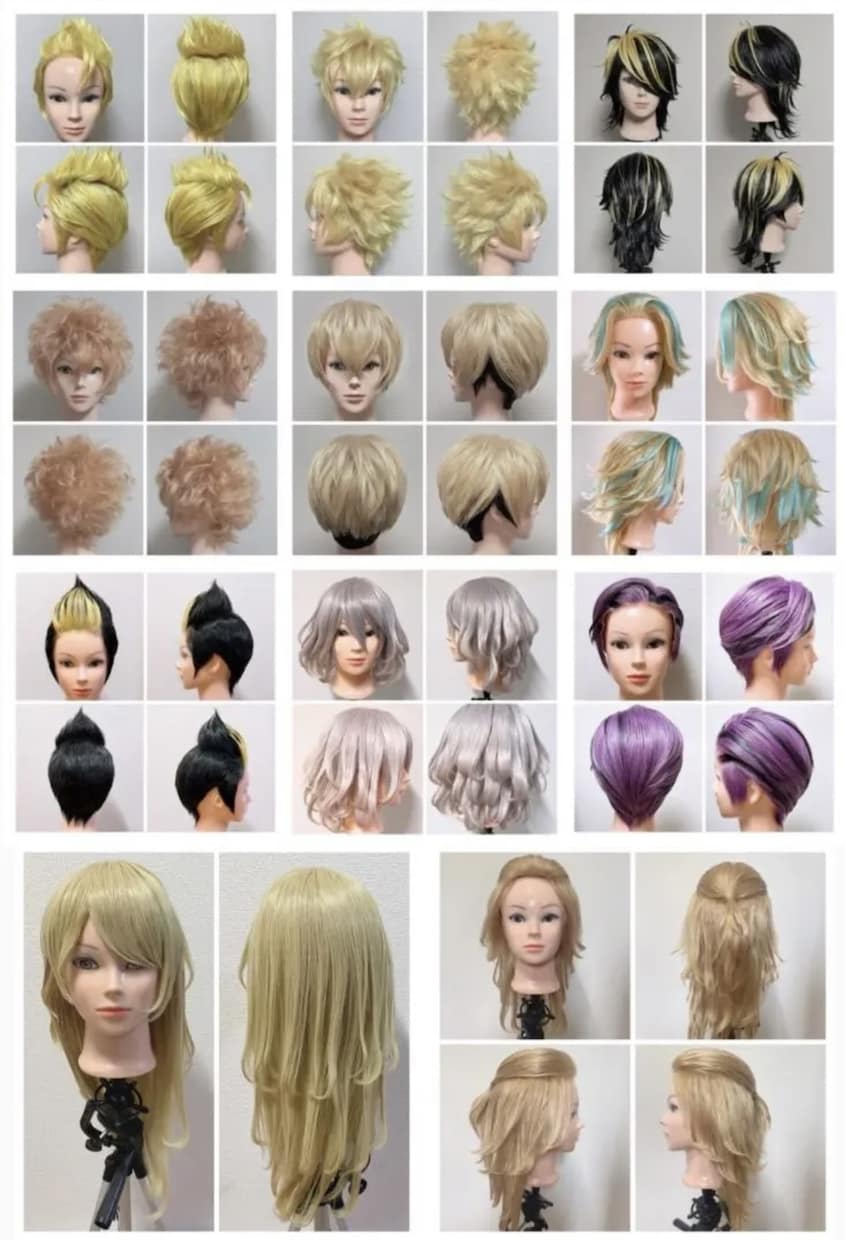 ウィッグ オーダー 承ります 自然なウィッグセットが得意です！170件ほど制作実績あり。 イメージ5