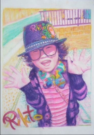 美しい似顔絵、描きます パステル、ワトソン紙　飾る似顔絵　色が美しくそっくり～♪ イメージ3