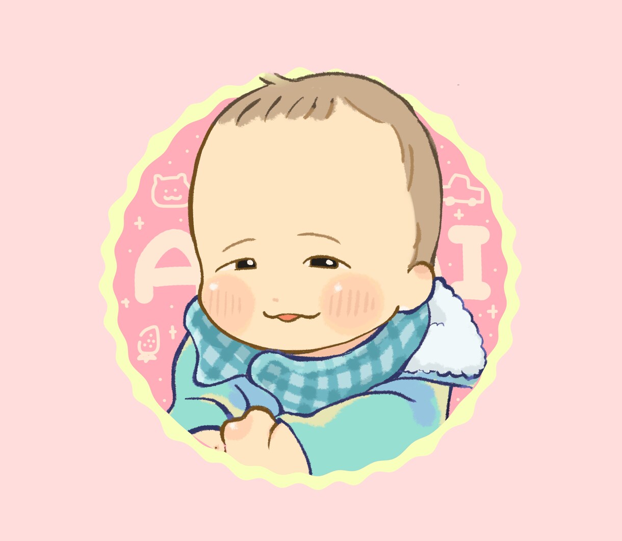 あなたのデフォルメイラスト可愛く描きます SNS用やプレゼント用にも！可愛いアイコン作ります！ イメージ1