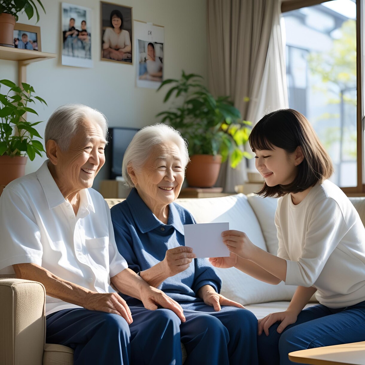 子や孫から祖父母へ一生の宝物になる手紙を代筆します 心に残る記念日・報告・感謝の想いをかたちに イメージ4