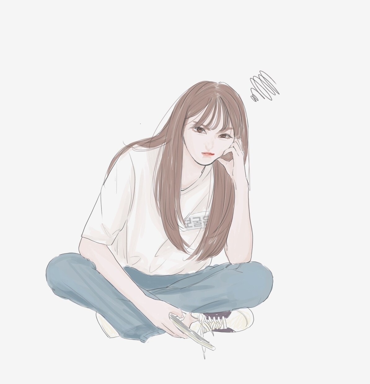 フワッと柔らかい可愛い似顔絵描きます SNSのアイコンなどにおすすめです✨ イメージ3