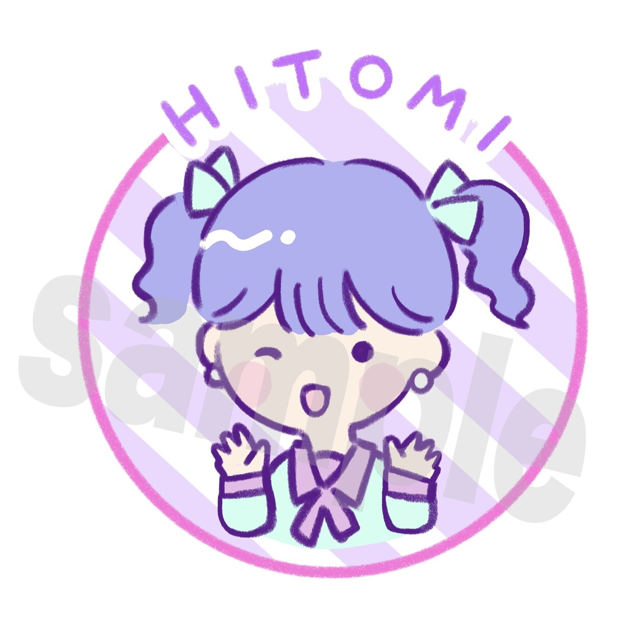 レトロでポップなかわいいイラストを描きます SNSや配信のイラスト！web、広告の挿絵もにおすすめ！ イメージ1