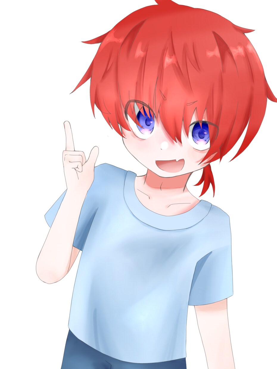 イラストを描きます おめめがキラキラなイラストを描きます。 イメージ1