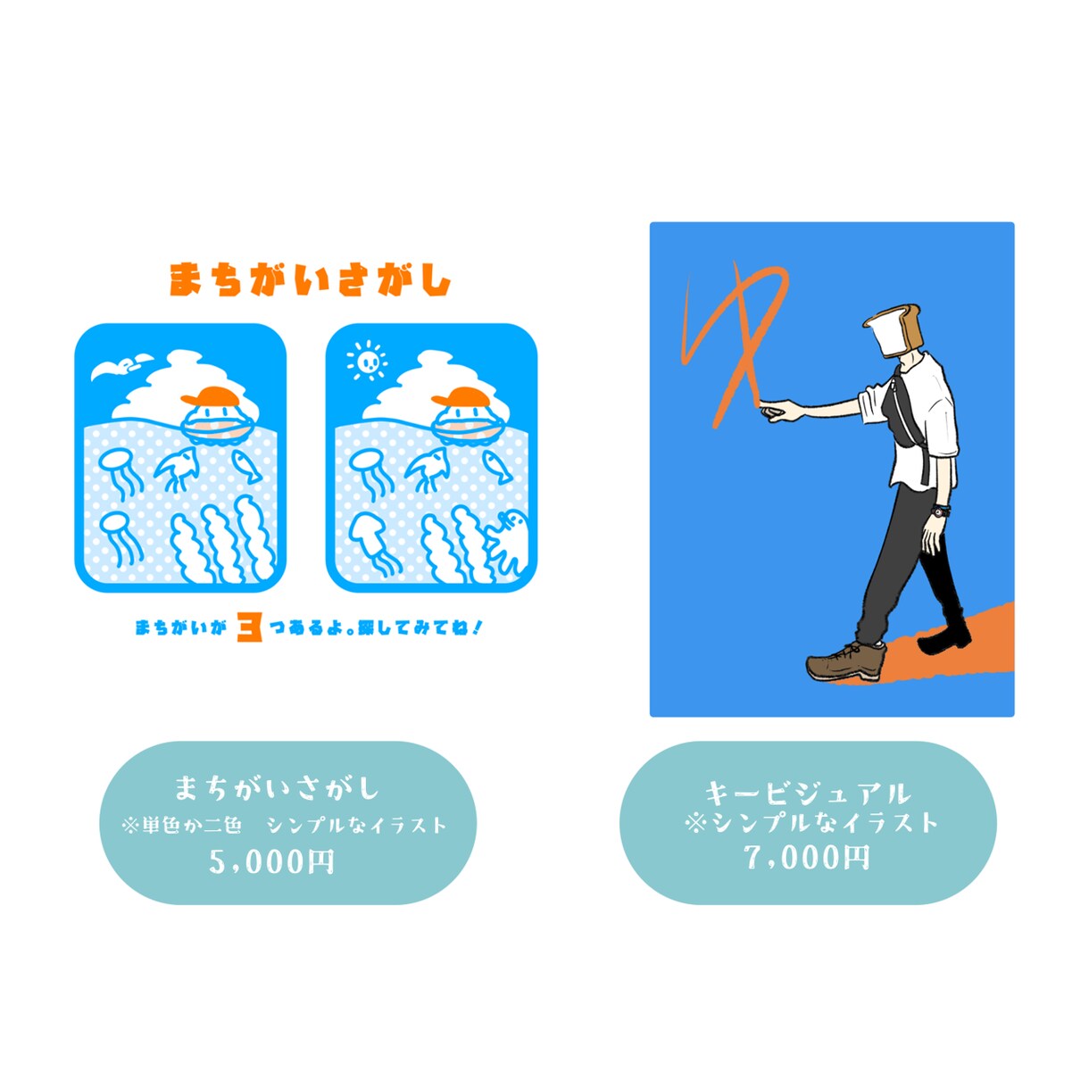 商用◎WEB、ポスターにおしゃれなイラスト描きます 商用OK！カット、雑誌、挿絵にシンプルでオシャレなイラストを イメージ3
