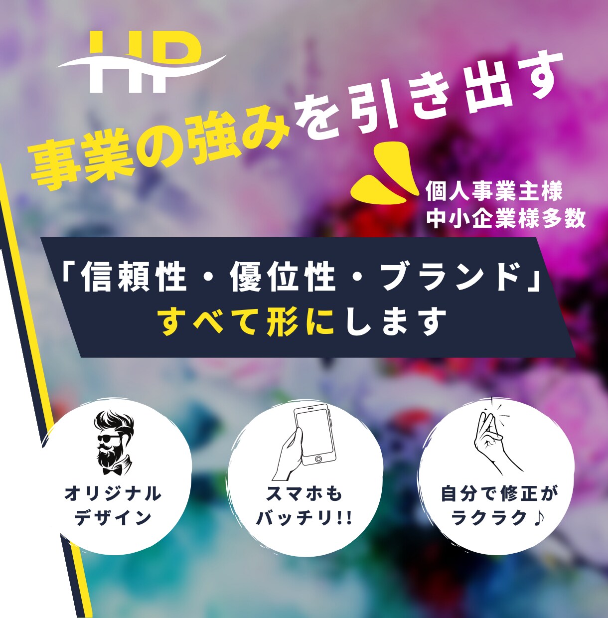 お客様に響く！ 営業に強い集客型HPを作ります あなたの商品やサービスを売り込む！ユーザー視点の戦略型HP イメージ2