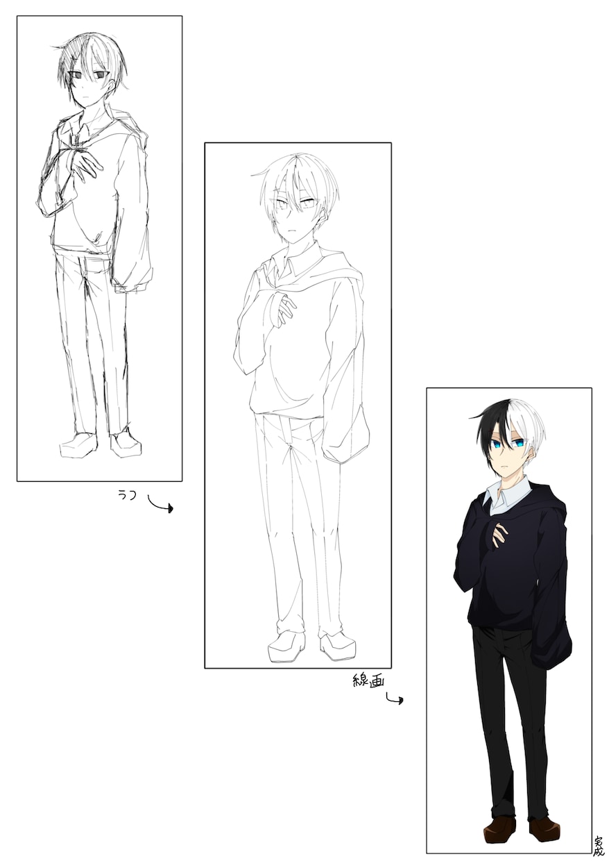 イラスト描きます 立ち絵や1枚絵、アイコン、ご相談ください。 イメージ3