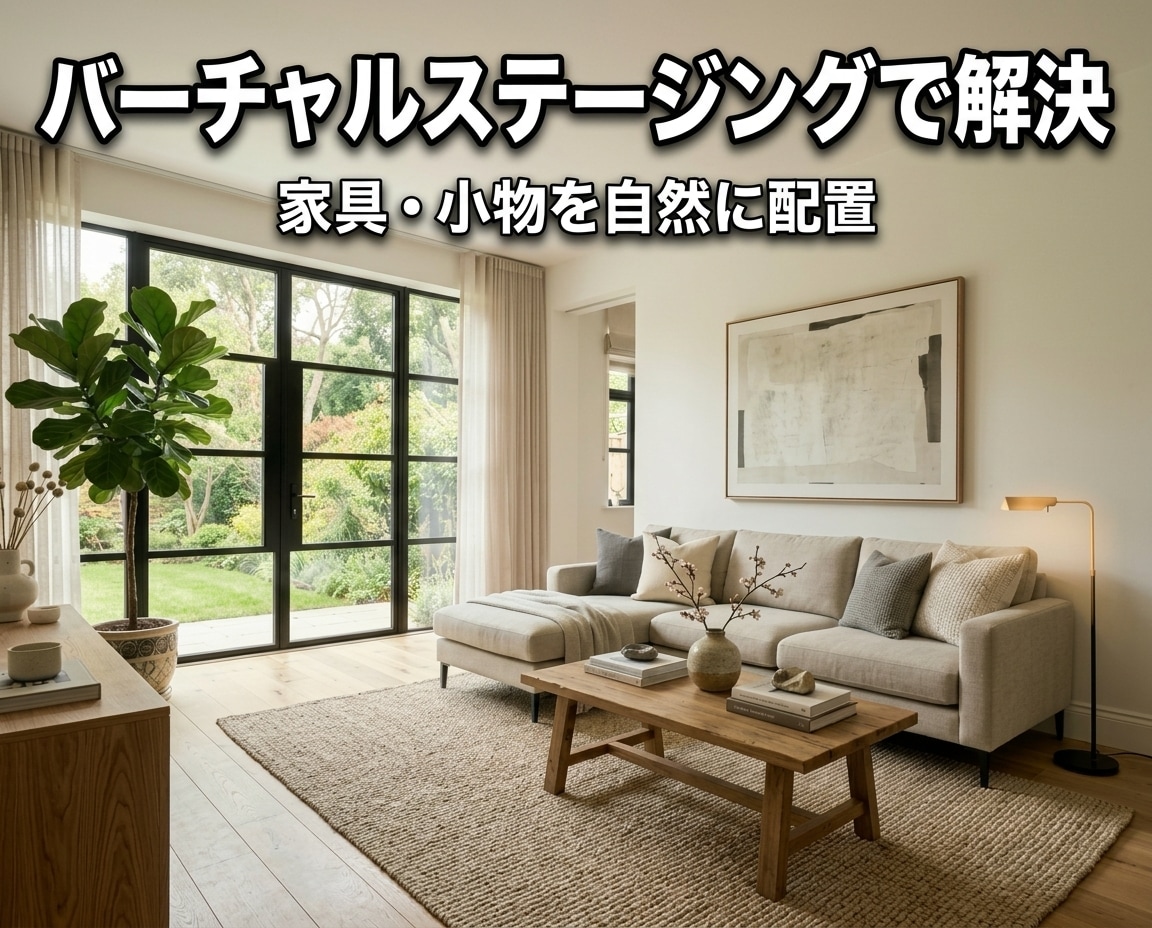 3枚1,000円⭐︎空室→家具付き画像生成します 【不動産業者向け】物件の問い合わせ増やします！ イメージ4