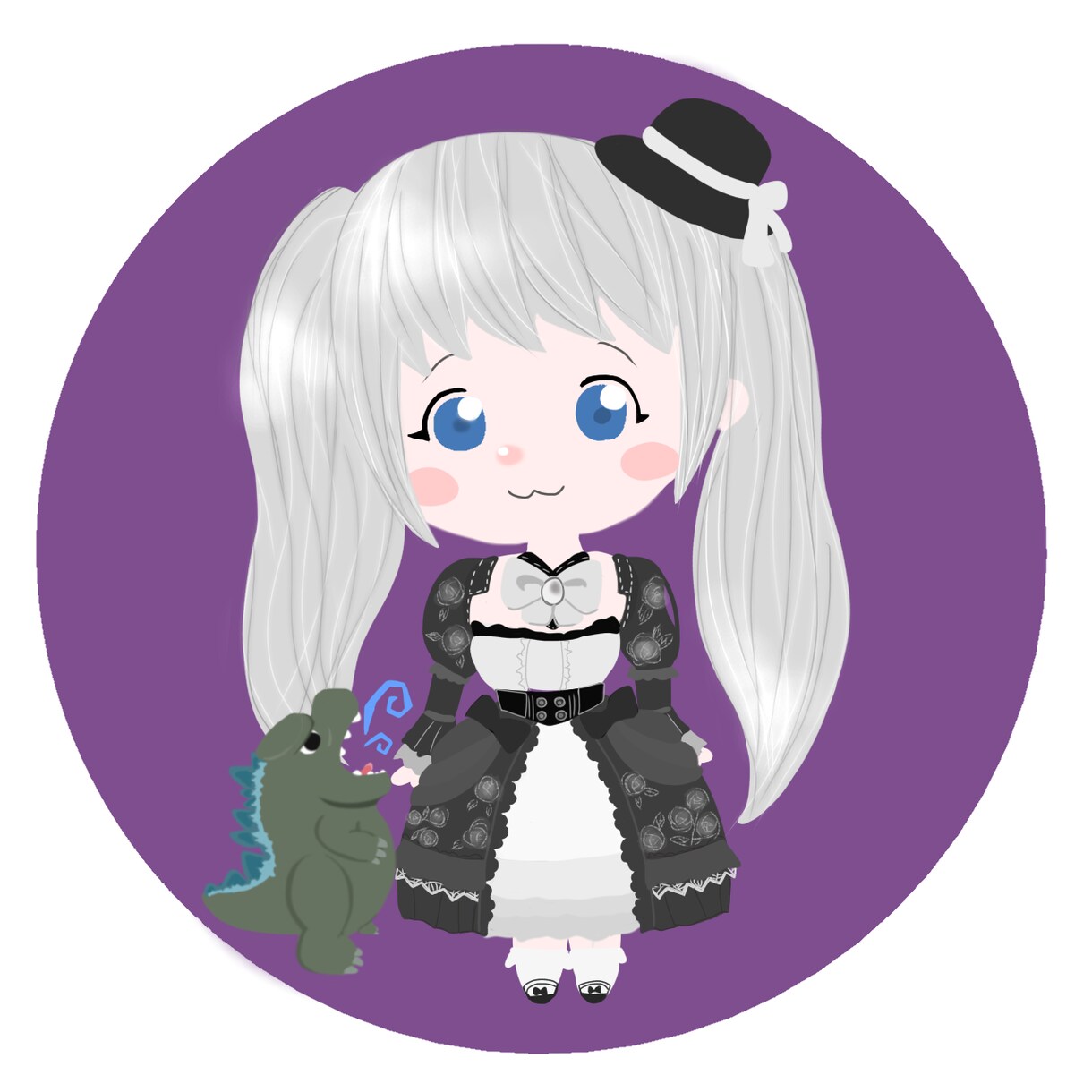 ちびキャラのアイコンを作成します ふんわりとした丸みを帯びた優しい可愛いイラストです。 イメージ3