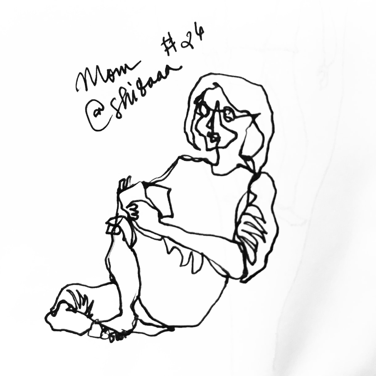 一筆書きイラストその日のうちに仕上げます 至急お洒落なモノトーンアートが必要な方にJPEGにてご対応！ イメージ8
