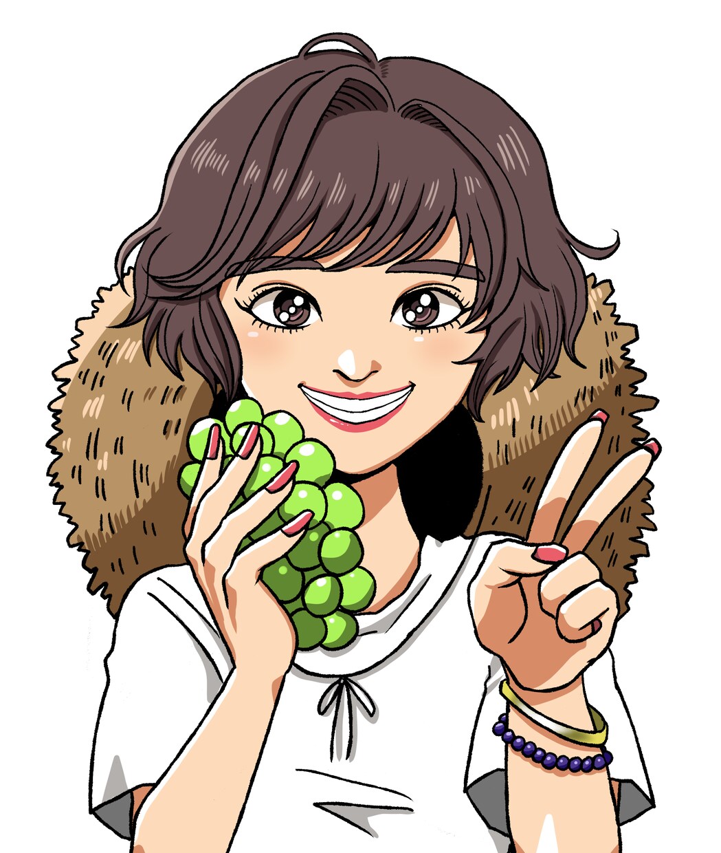 デジタルで★魅力と個性を引き出す似顔絵を描きます モデルさんの魅力を似顔絵で表現します。 イメージ4