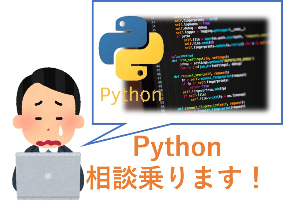 Python【初心者】相談のります 不明点などご理解頂けるまで説明します！コードのおまけ付き！ イメージ1