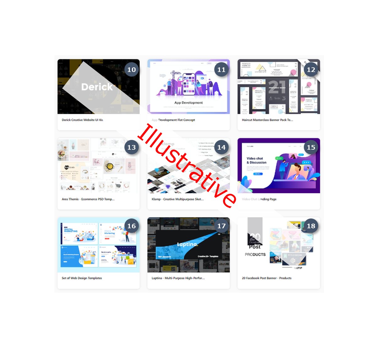 webデザインテンプレートを提供します 90セット！スタイリッシュなテンプレートをお送りします イメージ2