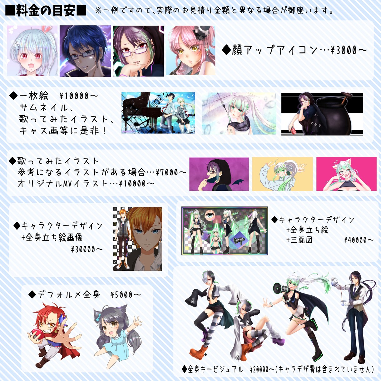 アイコン・サムネイル等イラストお描きします 用途に合ったイラストを最低価格3000円からお描きします！ イメージ9