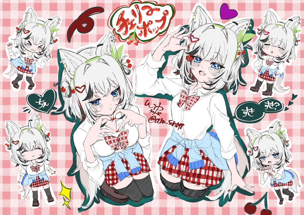 女性キャラクター限定で一枚イラストをお描きします 依頼された子への愛を感じられる一枚をお届けします。 イメージ3