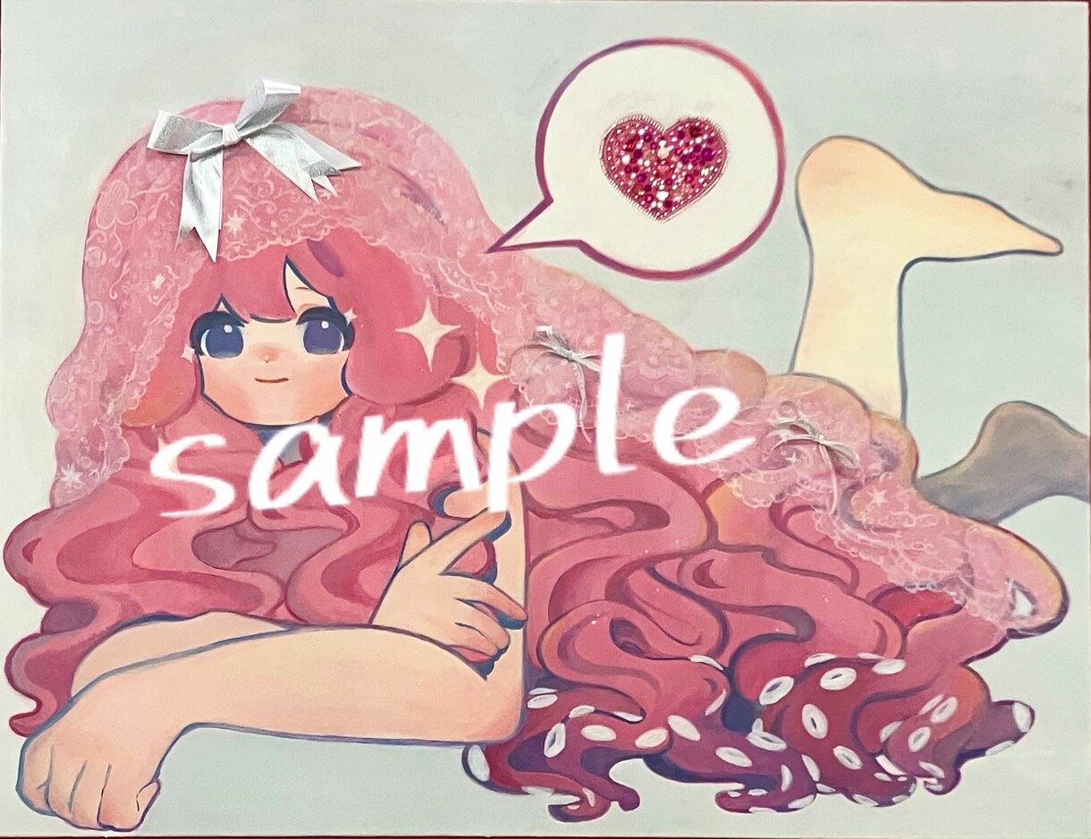 可愛い女の子イラストを描いています かわいいをテーマにしたイラスト制作 イメージ3