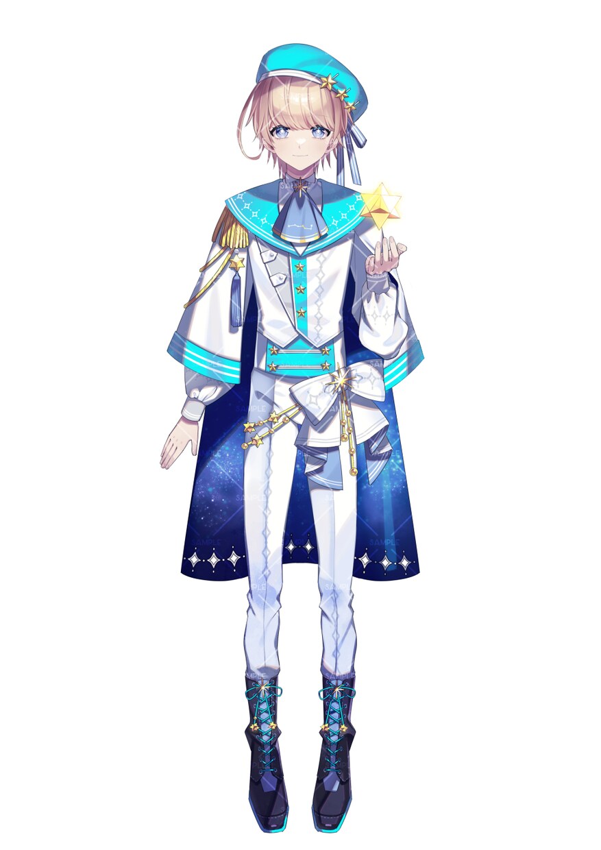 Vtuberの立ち絵制作いたします パーツ分け済みのモデルデータを作成します イメージ5